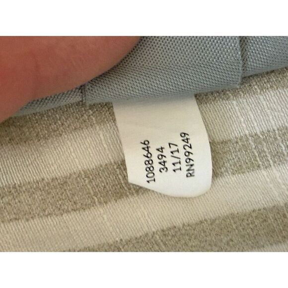 Catherines 3X Blouse Top Neutral Coastal Beige Beach Popover Tunic Lightweight - Picture 11 of 16